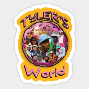 Tyler's World Sticker